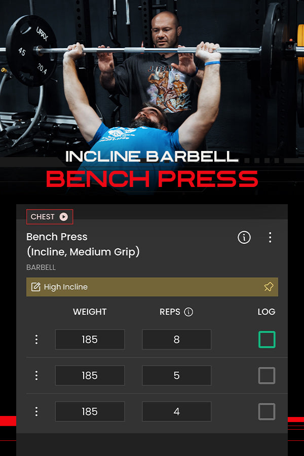 Incline Barbell Bench Press