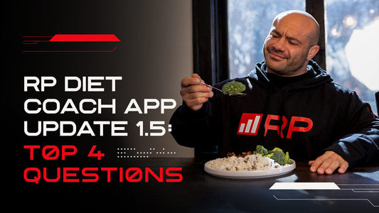The RP Diet Coach App update 1.5 is live! Here are your top 4 questions.