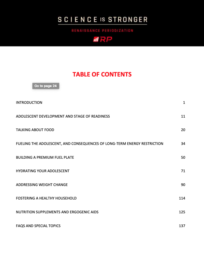 Fueling the Adolescent - eBook